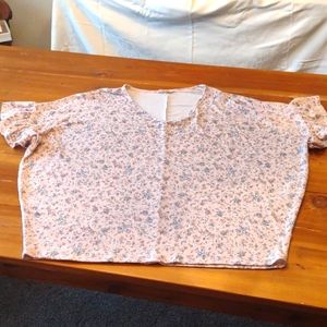 Soft, pink floral top